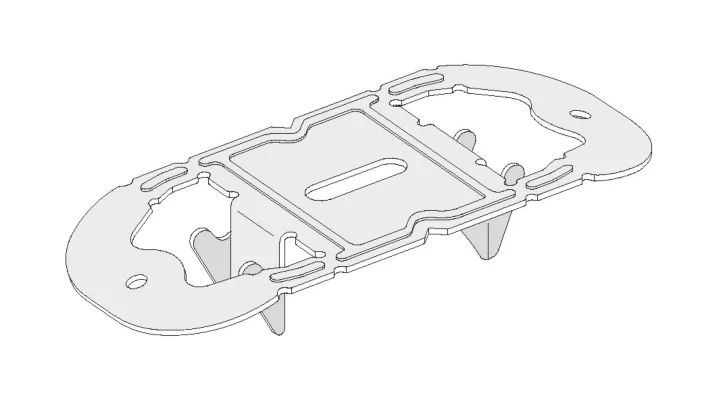 Knauf  Direktmontageclip für CD60/27 Profile Pack=100St.