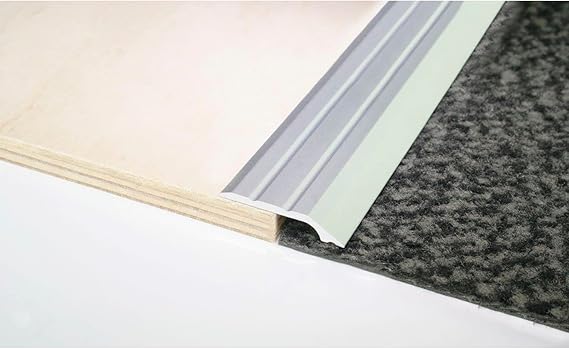 MK Ausgleichsprofil 30mm  silber 1,00m selbstklebend Übergangsschiene m. Nase 30/3,5mm 201 S 100 S