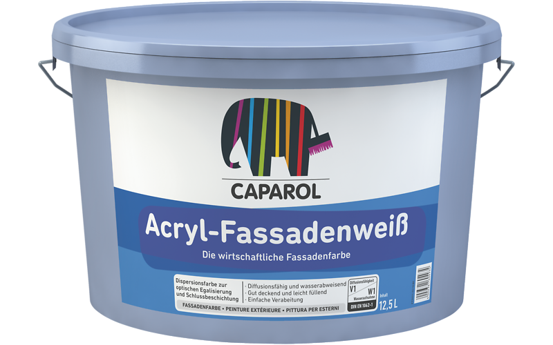 Caparol Caparol Acryl-Fassadenweiß 12,5 Ltr.