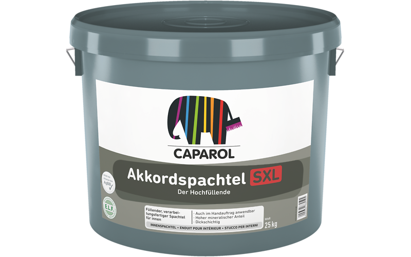 Caparol Caparol Akkordspachtel SXL Eimer 25 kg