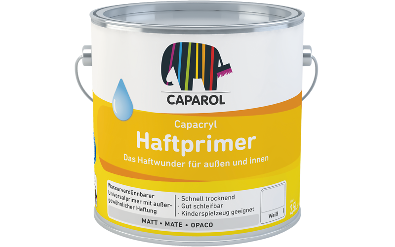 Capacryl Haftprimer Weiß 2,5 Ltr. NAST Qualität