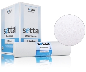 setta R 25 Rauhfaser Normalrolle Grobkorn