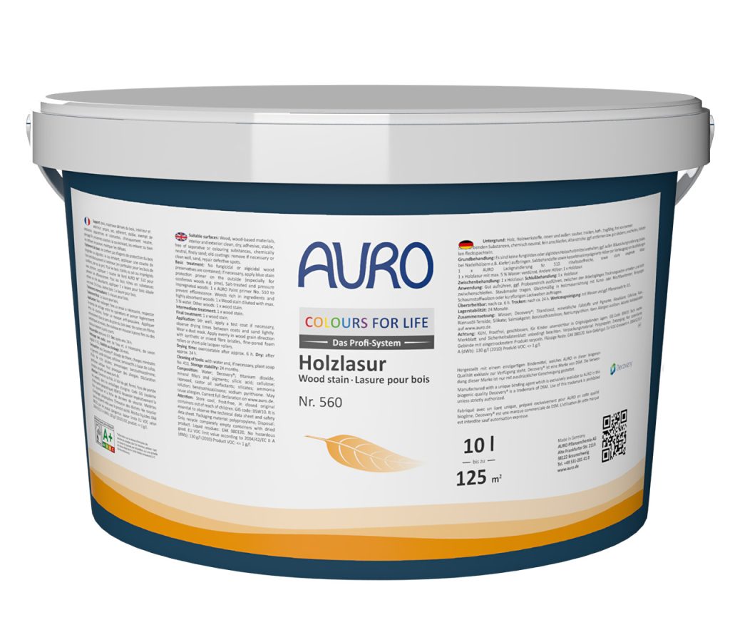 Auro Holzlasur 560 farblos 10l