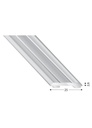 MK Übergangsprofil 25mm  x 2,6mmsilber 1,00m selbstklebend 301 A SKL 100