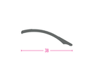 Ausgleichsprofil 38mm bronze 2,70m selbstklebend 501 38 B