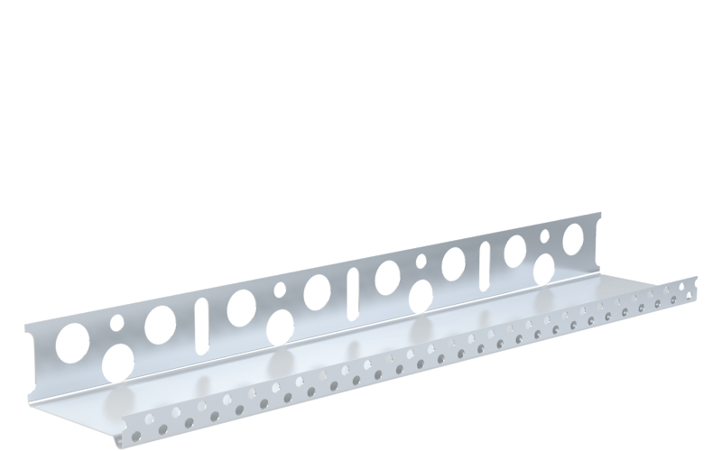 Capatect-Sockelschiene Alu blank 6689/26 für 260 mm Plattendicke, Länge 2 m, Bund = 10 Stück .