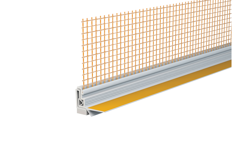 Capatect-Anputzleiste 3D mini 646/01 Länge: 2,4 m VE = 25 Stück