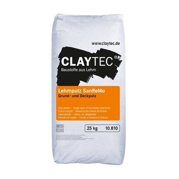 CLAYTEC Lehmputz SanReMo 25 kg