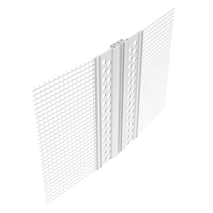 Dehnfugenprofil S 8240 3,0mGereck für WDVS (PVC 6mm)