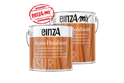 einzA Aqua Holzlasur KA 2,5 lkastanie