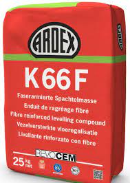 ARDEX K 66 F Faserarmierte Spachtelmasse
REVOCEM Technologie 25 kg Papiersack