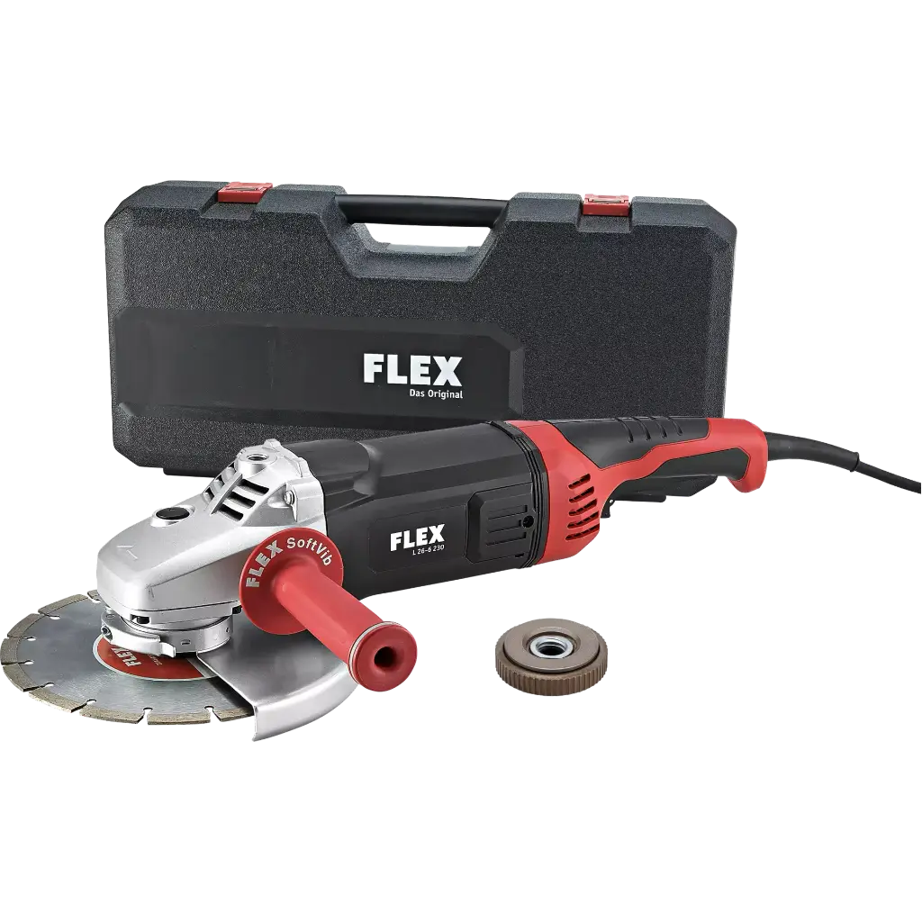 FLEX 466.239 2600W Winkelschleifer L 26-6 230 TK-S + Diamantjet Scheibe