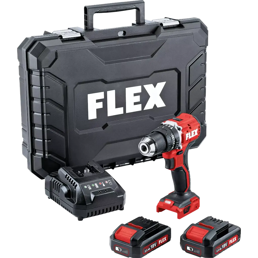 Flex 18V Akku-Bohrschrauber DD 2G 18.0-EC LC/2.5 Set (Kopie)