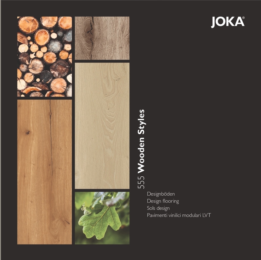 Klappkarte Designböden 555 Wooden Styles