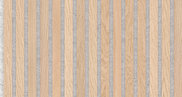 byVeno  Akustikpaneele  EICHE (FSC) schwarzer Filz 3000x600x20mm Stück=1,8m² (Kopie)