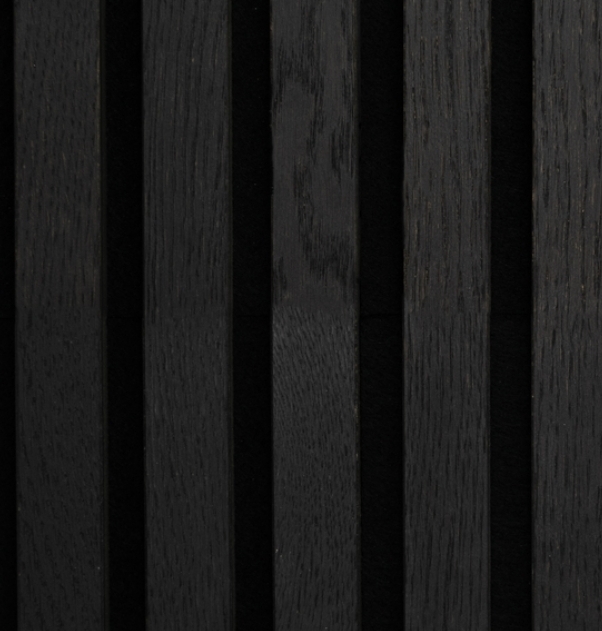 JOKA AKUSTIK Eiche geräuch.+schwarzes VLIES - geölt 2790x600mm