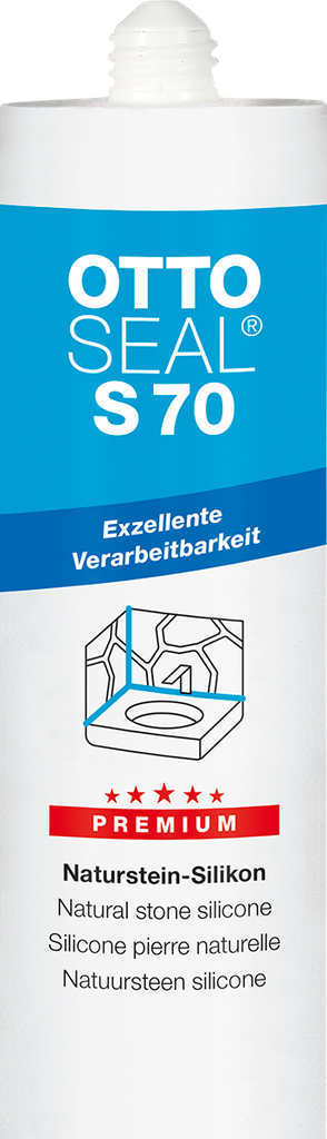 Ottoseal S70 Natursteinsilikon C04 Schwarz 310ml (Kopie)
