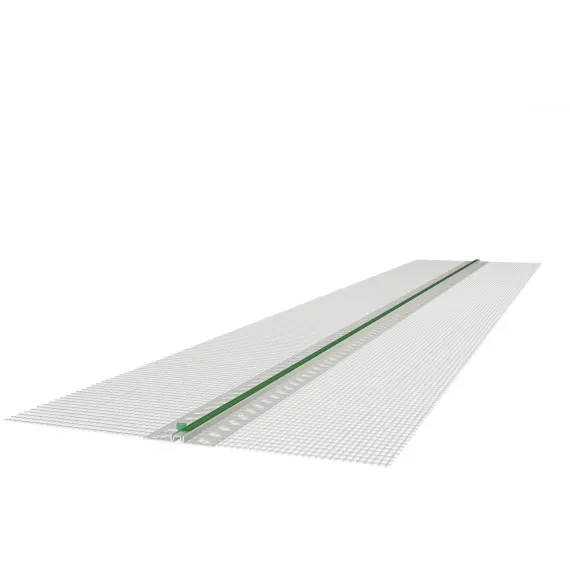 Dehnfugenprofil bis 6mm Putzdicke mit beidseitigem Gewebe 2m Bewegungsfugenprofil  BK1041