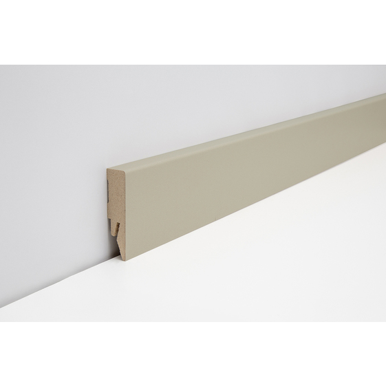  Sockelleiste 14x58 mm FO#458 TOUCH UNI mit HC-HotCoating-Oberfläche Farbton: L932 Lichtgrau