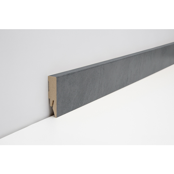 Sockelleiste 14x58 mm FO#458 mit FinishFolie Oberfläche Farbton: L129