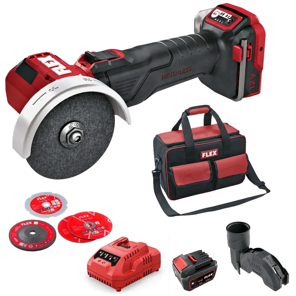 FLEX Akku-Winkelschleifer LBE 76 12-EC