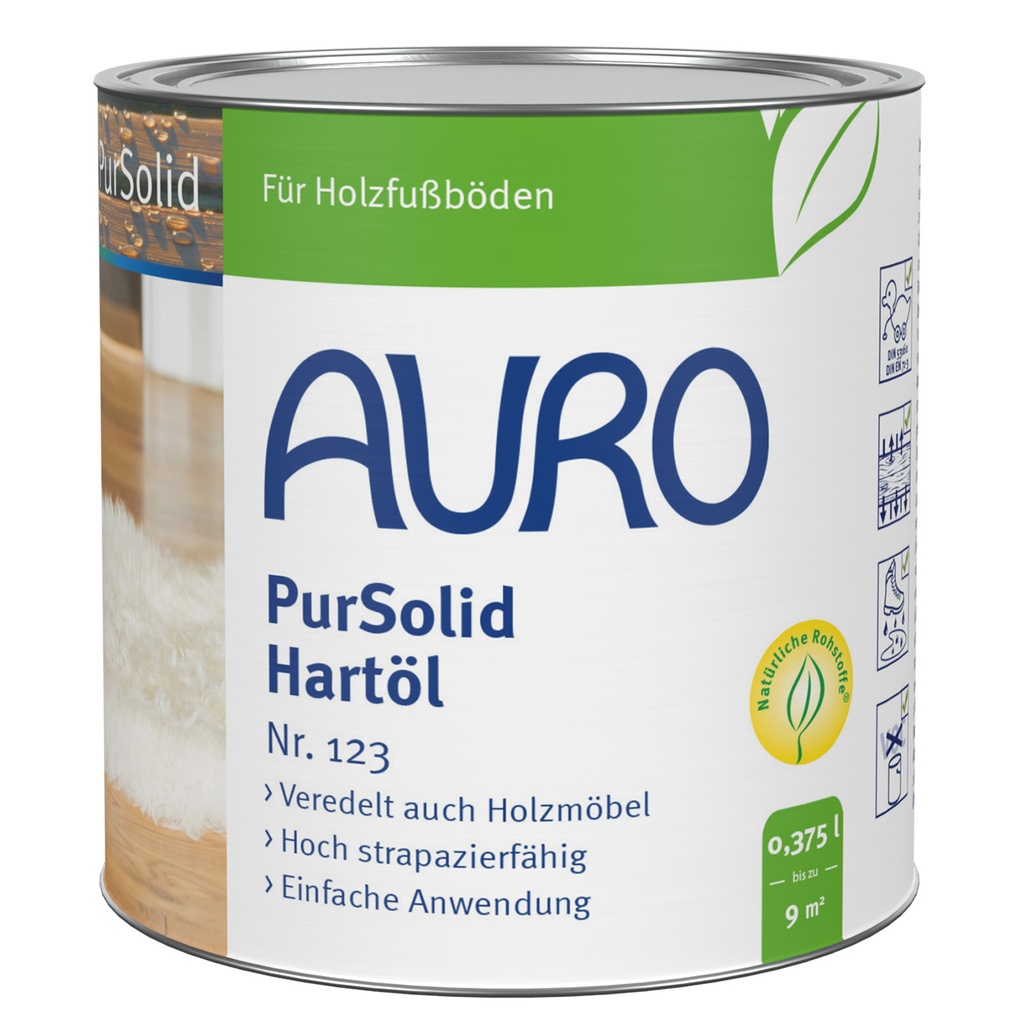 Auro Hartöl 123 MIX getönt PurSolid 375ml 