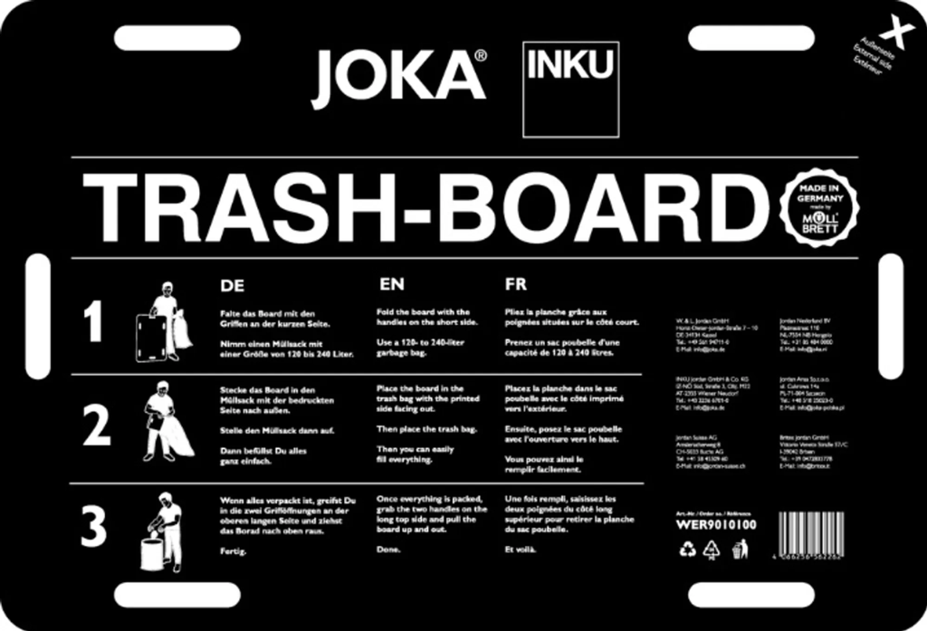 JOKA Trashboard Müllsackhalter für 120 Liter Säcke