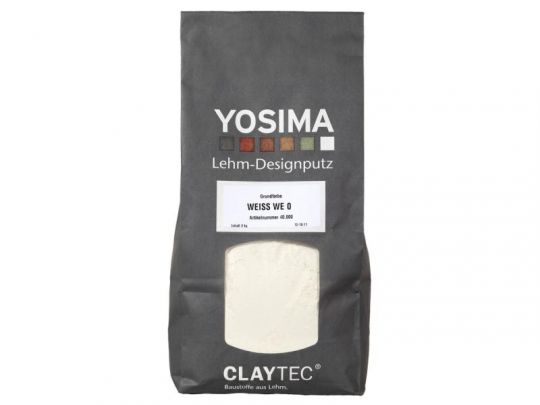 CLAYTEC YOSIMA Lehm-Designputz weiß 20 kg (Kopie)