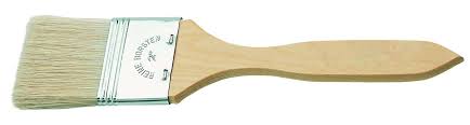 Storch Flachpinsel 40mm helle Bo. Holzstiel