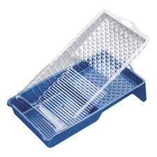 Storch Set Farbwanne 24,5x29,5cm Kst blau mit 10x Farbwanneneinsatz