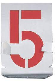 Storch Signier-Schablonen 100mm Zink Zahlen 0-9