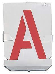 Storch Signier-Schablonen 300mm Zink Großbuchstaben A-Z