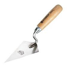 Storch Hamburger-Spitzkelle 140mm Edelstahl Holzgriff