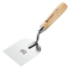 Storch Edelstahl-Stuckateur-Spachtel 120mm Holzgriff