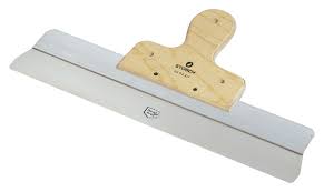 Storch Fassadenspachtel Edelstahl 600mm abgerundet Alu-Rücken