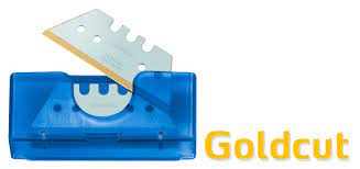 Storch Trapez-Klingen, Goldcut TiN-beschichtet, im Dispenser