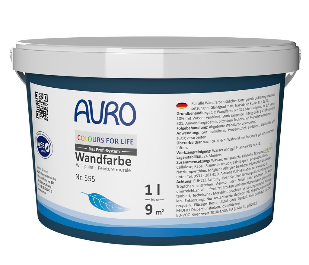  AURO Wandfarbe 555 PG3 1l