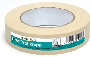 Setta Profi Krepp Malerband 36mm 50m hell SET704368