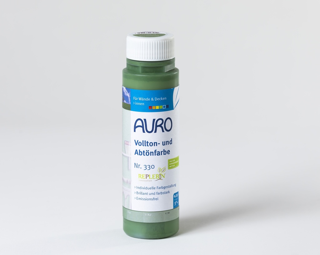 Auro Vollton- und Abtönfarbe Chromoxid-Grün 0,25l