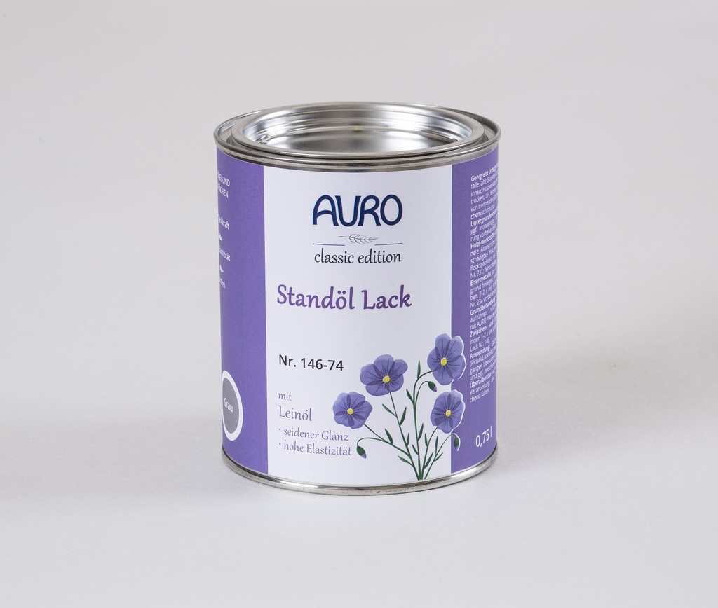 Auro Standöl-Lack Grau 0,75l
