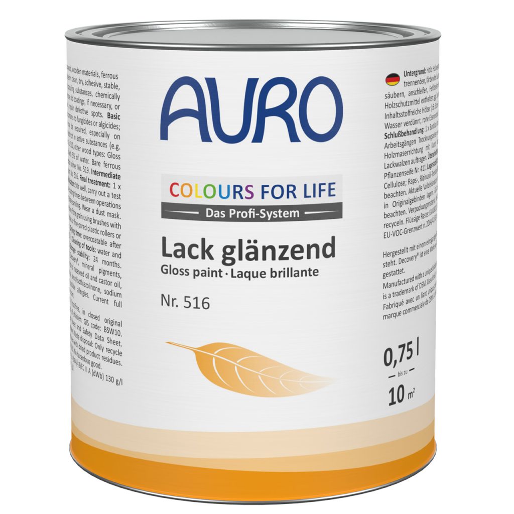 Auro Buntlack, glänzend, Schwarz 0,75l
