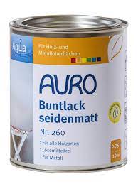 Auro Buntlack, seidenmatt, Schwarz 2,5l