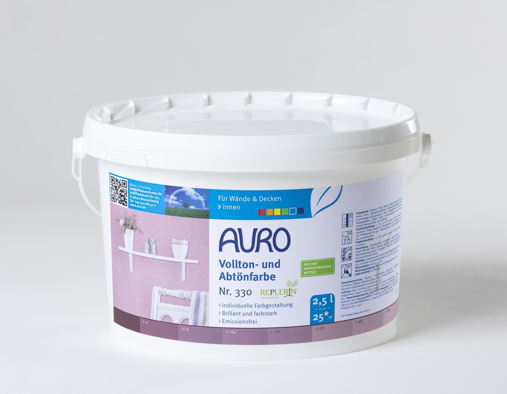 Auro Vollton- und Abtönfarbe Persisch-Rot 2,5l