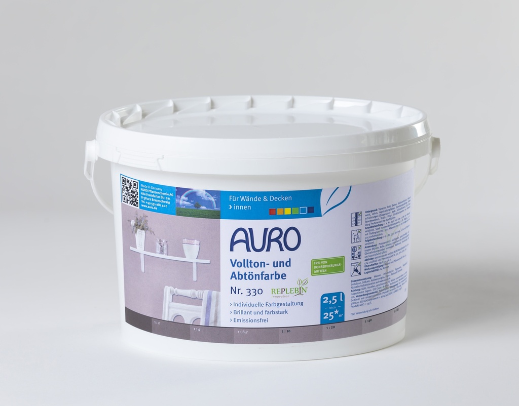 Auro Vollton- und Abtönfarbe Umbra gebrannt 2,5l