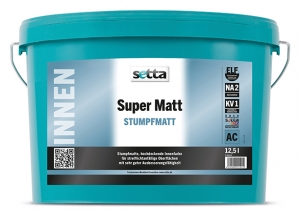 setta Supermatt weiß 12,5 Ltr. Naßabriebkl.2 Deckkraftkl.1