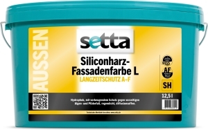 Setta Siliconharz Fassadenfarbe L  A+F weiss 5l