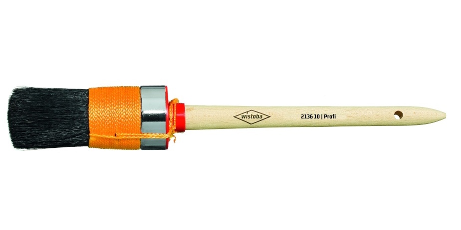 WIS Lackier-Ringpinsel  04 schwarze Borsten