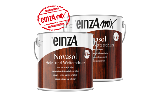einzA Novasol HW Lasur und Farbe kastanie neue Qualität 1l