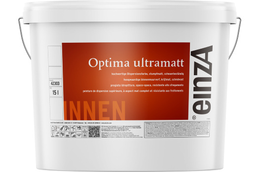 einzA Optima Ultramatt 15 l weiß 