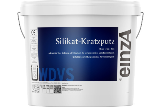 einzA Silikat Kratzputz 2 mm 25kg